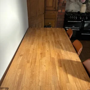 Solid wood 8 seater dining table - Image 3
