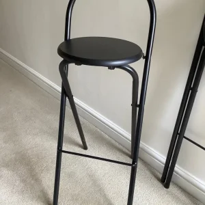 Habitat smart modern black bar stools, pair - Image 5