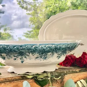 Vintage serving dish with lid - Image 6