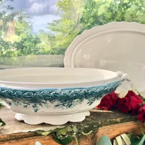 Vintage serving dish with lid - Image 7