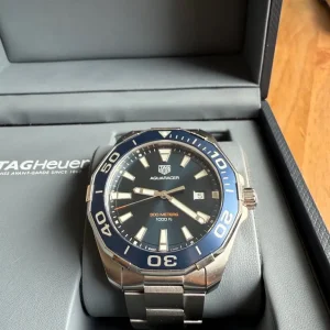 Men’s Tag Heuer Aquaracer blue - Image 2