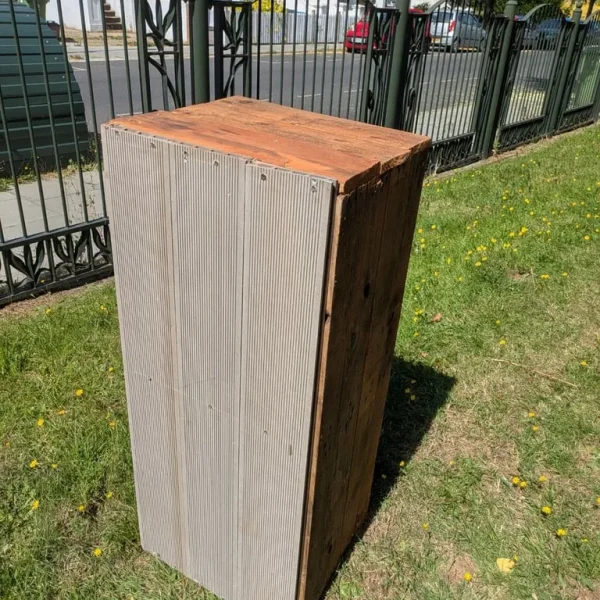 Large wooden planter