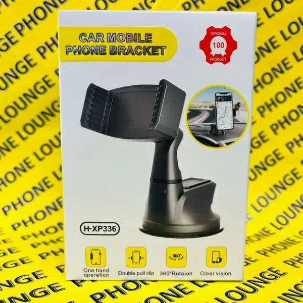 Car Phone Holder 360 Degree Flexible Black