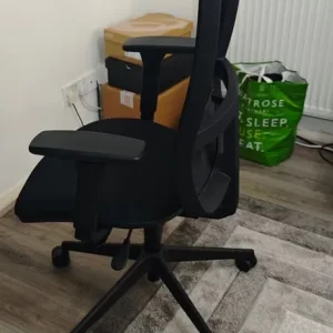 Black Office Desk Chair - Image 2