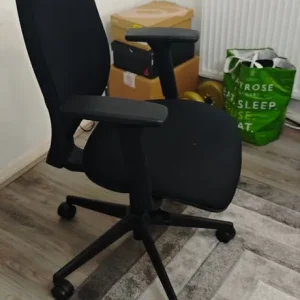 Black Office Desk Chair - Image 4