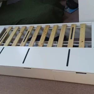 Ikea single bed with clean mattress