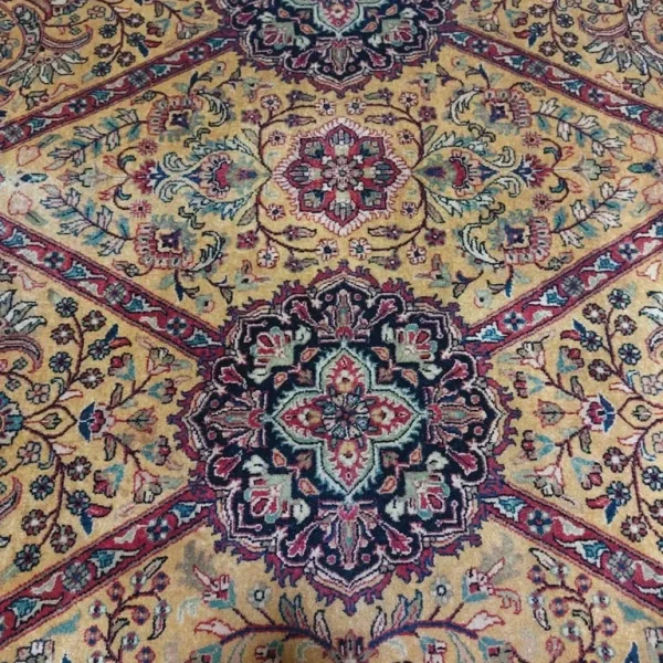 Handmade Persian varramin rug