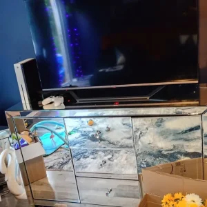 Mirrored side board
