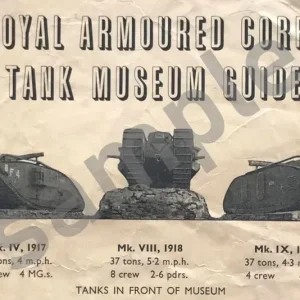 Royal Armoured Corps Bovington Tank Museum Guide (1960s) - Image 6