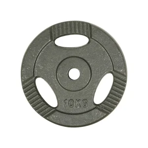 44KG Cast Iron Weight Set with Tri Grip Plates and 5ft Barbell - Image 5