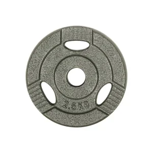44KG Cast Iron Weight Set with Tri Grip Plates and 5ft Barbell - Image 7