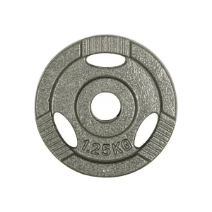 44KG Cast Iron Weight Set with Tri Grip Plates and 5ft Barbell - Image 8