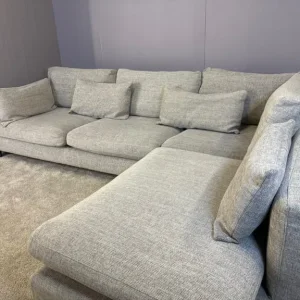 Dwell Large grey right hand corner sofa - Image 4
