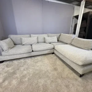 Dwell Large grey right hand corner sofa - Image 5