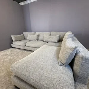 Dwell Large grey right hand corner sofa - Image 6
