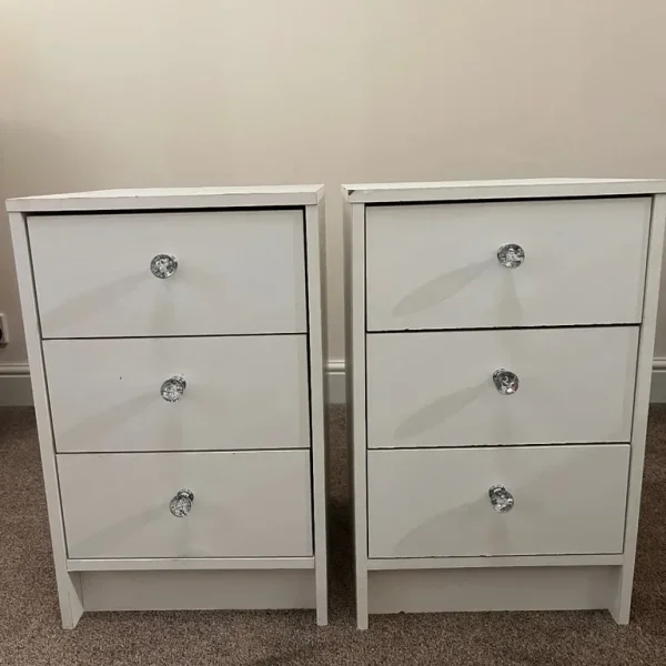 2 x Argos Bedside Cabinets