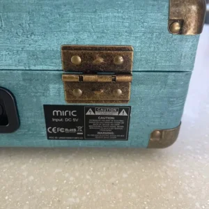 Miric vinyl player/recorder
