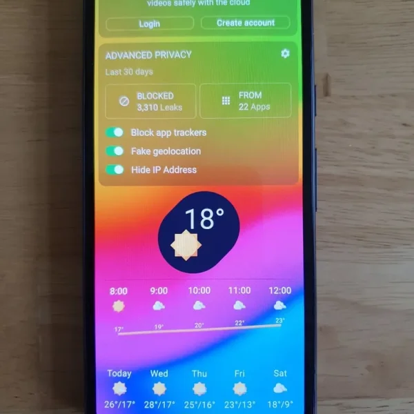 Google Pixel 7a - 5G - DeGoogled with e/OS