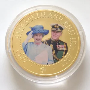 Cook Islands 1 Dollar Gold-Plated Coin 2007 - Image 2