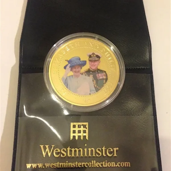 Cook Islands 1 Dollar Gold-Plated Coin 2007