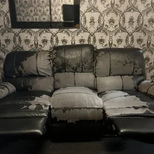 2 x 3-Seater Recliner Sofas - Image 3