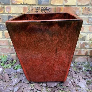 Pair of Glazed Pots - Image 2