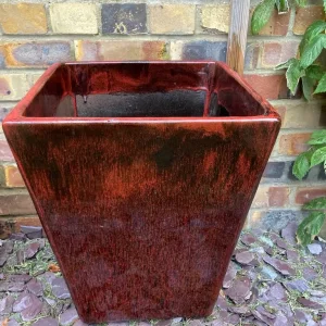 Pair of Glazed Pots - Image 3