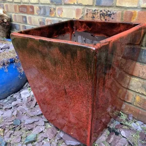 Pair of Glazed Pots - Image 8