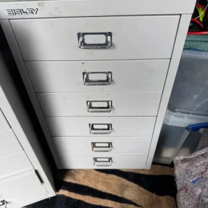 Vintage Steel Filing Cabinet - Image 2