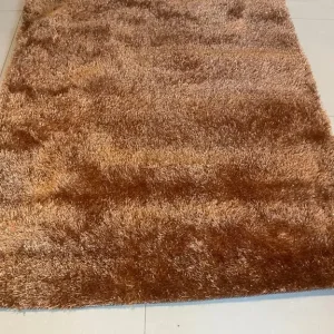 Shaggy brown area rug 170x120cm - Image 2