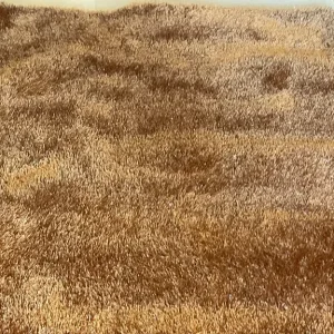 Shaggy brown area rug 170x120cm - Image 4