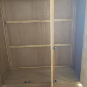 Solid oak triple door wardrobe set - Image 3