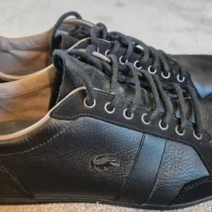 Lacoste black shoes size 10 UK - Image 2