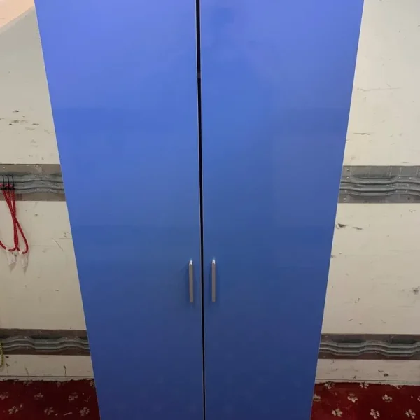 Blue white wardrobe