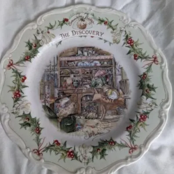 Brambly Hedge Royal Doulton The Discovery plate 1985