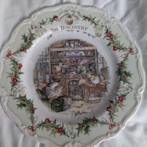 Brambly Hedge Royal Doulton The Discovery plate 1985