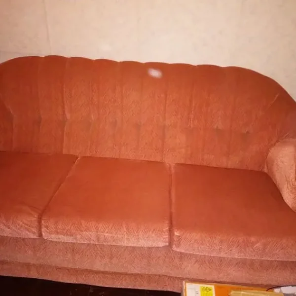 3 seater plus 2 chairs and footrest