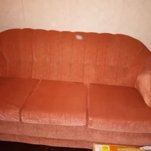 3 seater plus 2 chairs and footrest