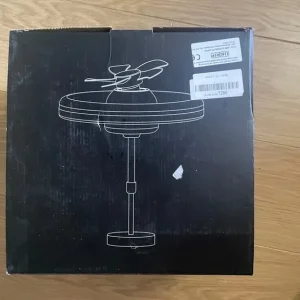 30cm Ceiling Fan with Light and Remote - Image 2