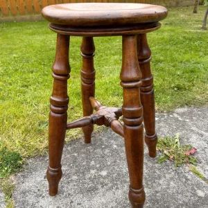 19th Century Mill Stool in Beech and Elm