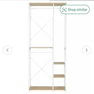 Argos Home Double 2 Rail 4 Shelf Wardrobe - White - Image 3