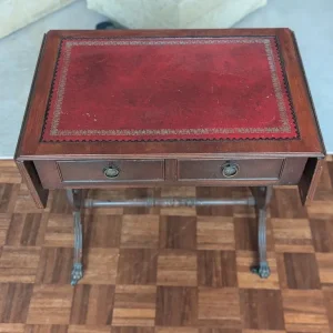 Vintage table with 2 drawers - Image 3
