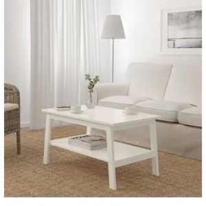 IKEA LUNNARP Coffee Table, 90x55 cm, White - Image 3