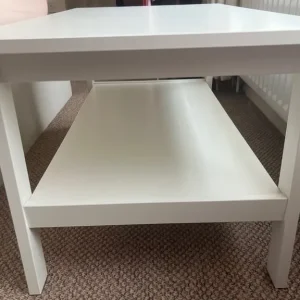 IKEA LUNNARP Coffee Table, 90x55 cm, White - Image 4