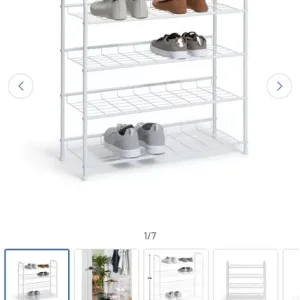 Metal shoe rack