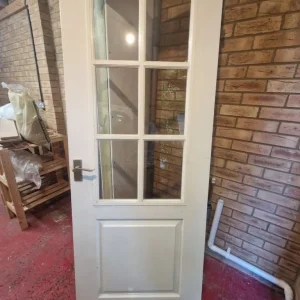 2 x internal glazed doors