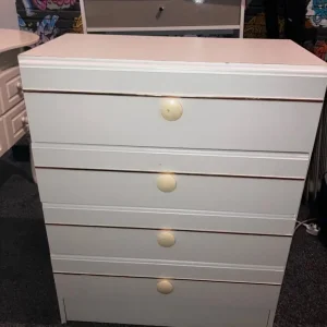 White drawers, heavy duty, excellent condition