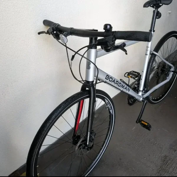 Boardman HYB 8.6 Men's Hybrid Bike – Large, Silver