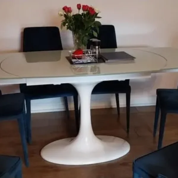 Dining table and 6 chairs