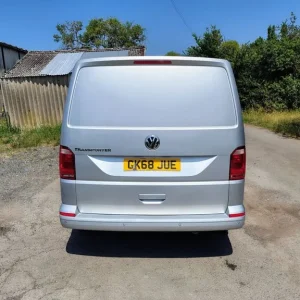 2018 VW Transporter T28 Panel Van – Metallic Silver, Manual, Rear Tailgate - Image 3